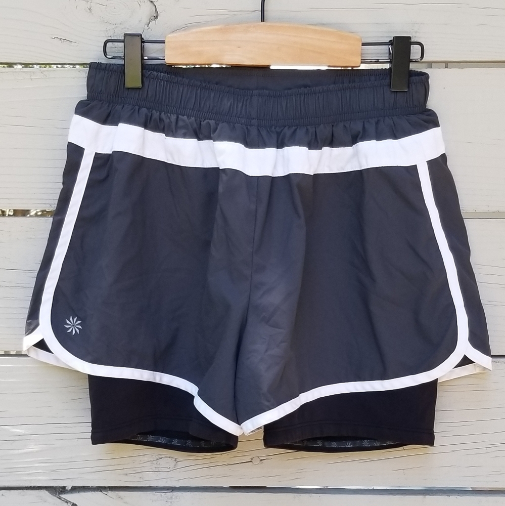 Athleta 2 in 1 Hana Shorts Asphalt